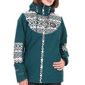 Picture Organic 2008 Friends Line Hooded Thermal Dry Ski Parka Jacket Womens XS